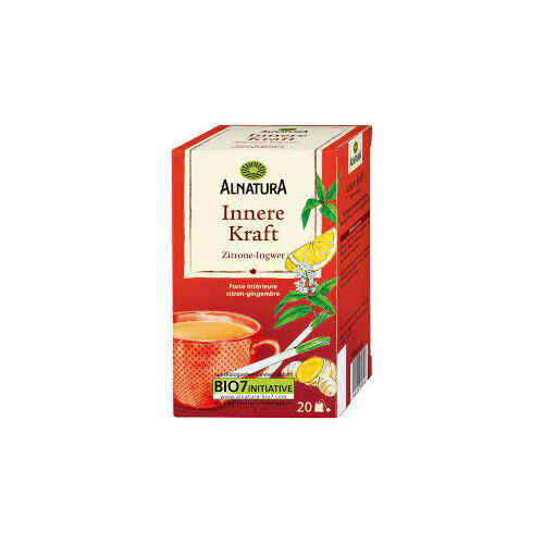 ჩაი ლიმონი ჯინჯერი /Alnatura/20 ცალი