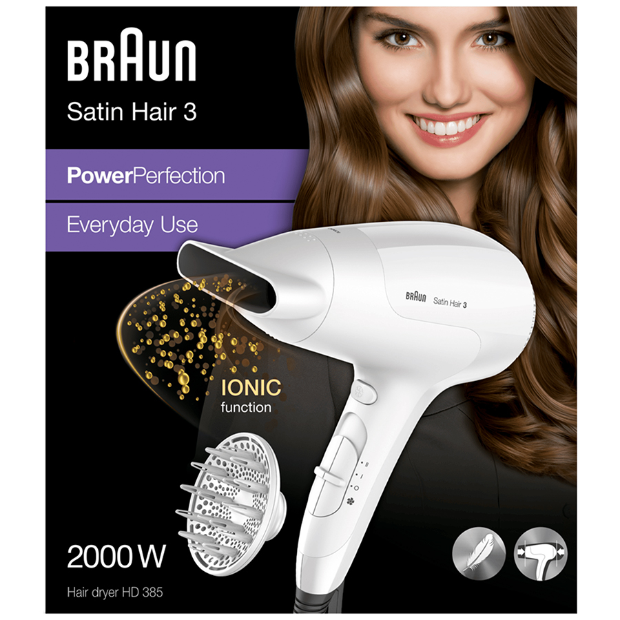 BRAUN ფენი HD385 (ბრაუნი)