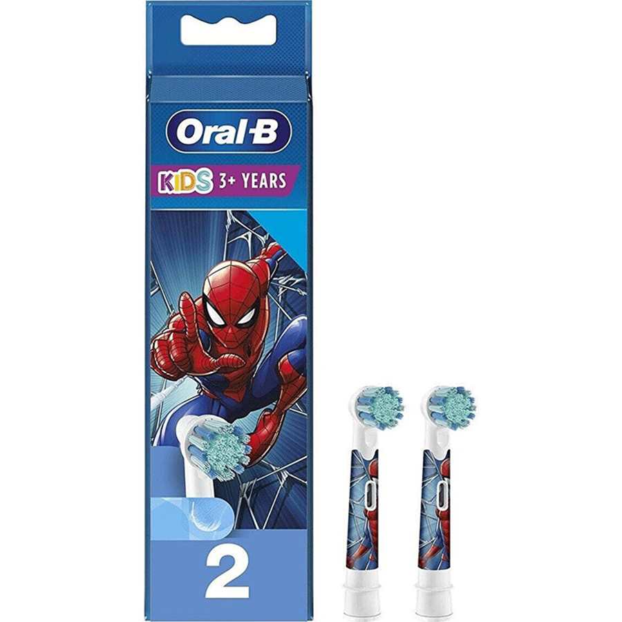 ORAL-B საბავშვო ელექტრო კბილის ჯაგრისის სათადარიგო თავები 2 ც (ორალ-ბი)