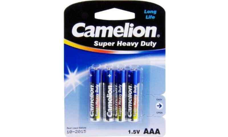 CAMELION SUPER HEAVY DUTY R03 4 X AAA ელემენტი (ქამელიონი)