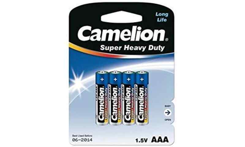 1353 Camelion Super HD ლურჯი AAA ელემენტი, 4ც შეკრა R03P-SP4B