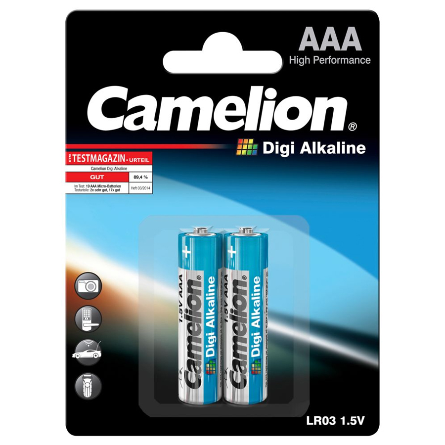 Camelion Alkaline - ელემენტი AAA ზომა , 2ც შეკვრა
