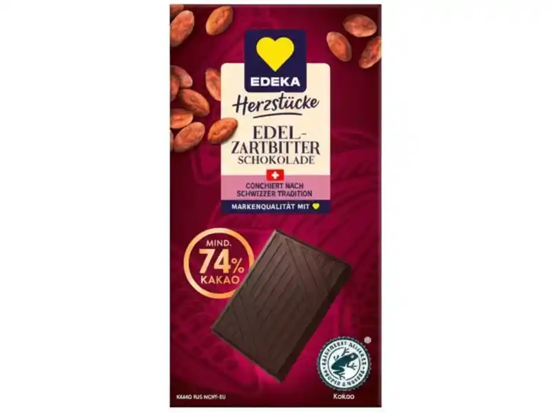 EDEKA -შავი შოკოლადის ფილა