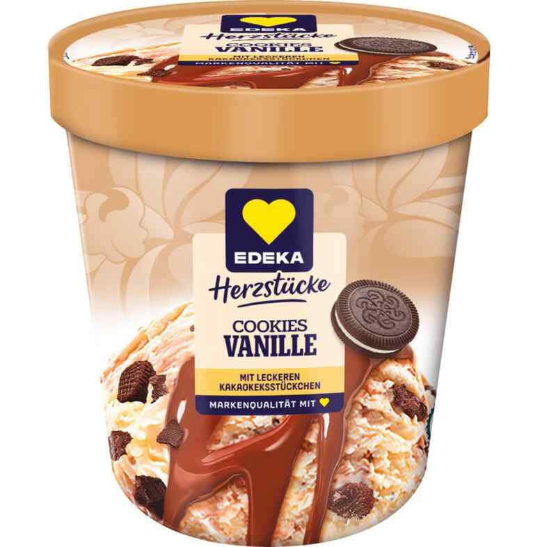 EDEKA ნაყინი ორცხობილით ვანილი