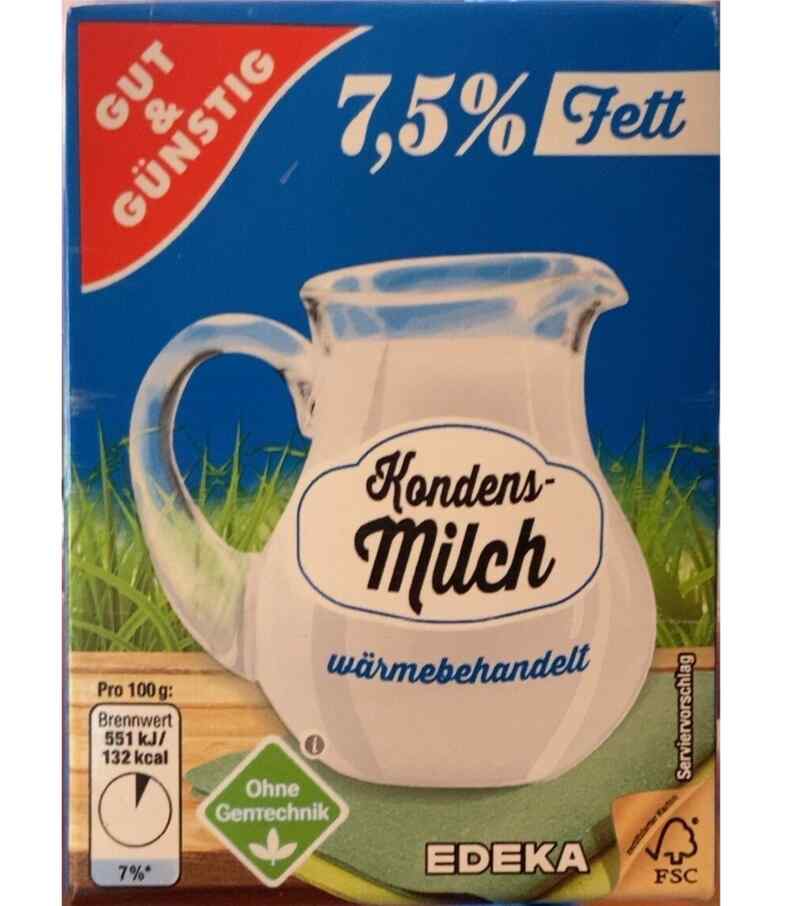 G&G კონდენსირებული რძე 10% 340 გრ