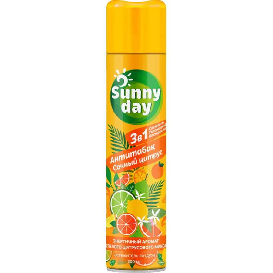 SUNNY Day ჰაერის გამწმენდი ანტითამბაქო 300 მლ (სანი დეი)