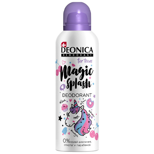 4600104037733 დეონიკა ანტიპერს.სპრეი თინეიჯერი Magic Splash 125 მლ
