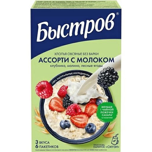 Nestle- ბისტროვი ასორტი შვრია რძით 16x240გრ