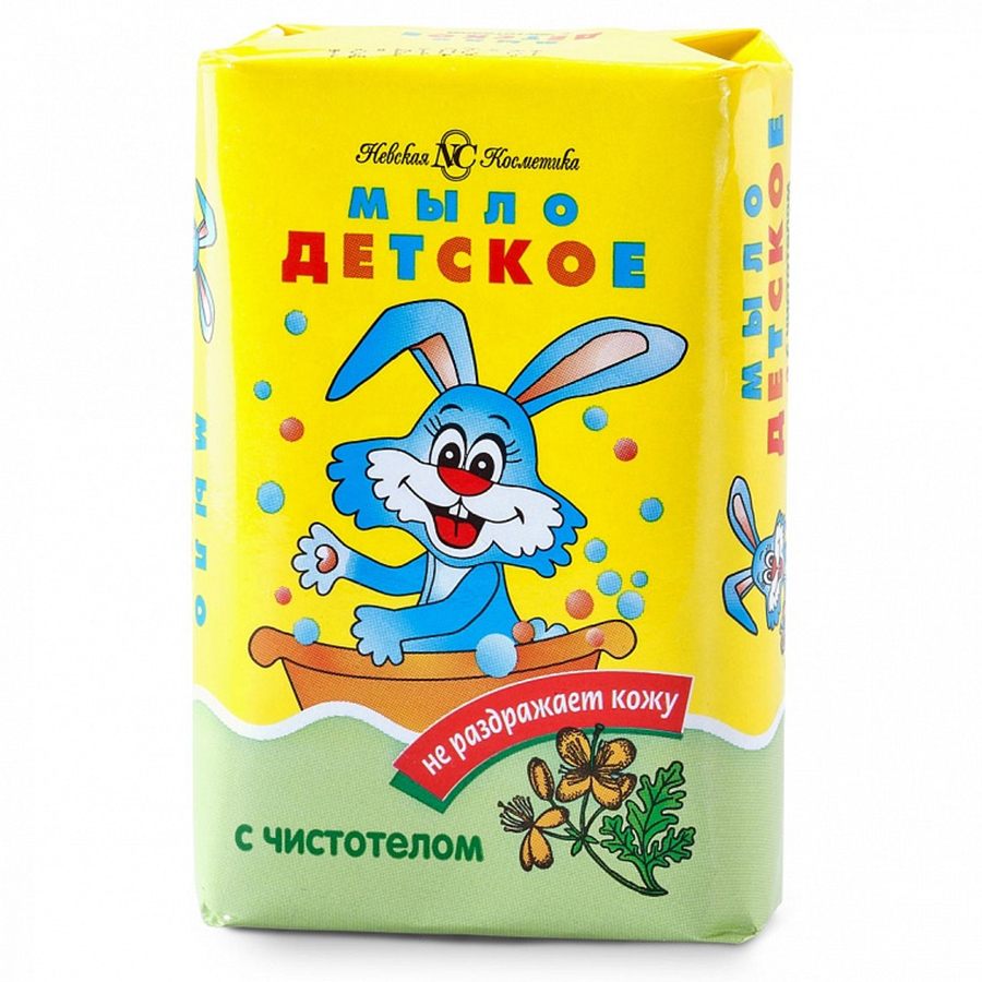 NEVSKAYA COSMETICA ცელანდინის საბავშვო საპონი 90 გრ (ნევსკაია კოსმეტიკა)