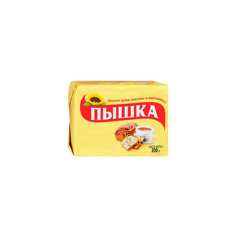 PISHKA მარგარინი ცხობისთვის 72%-200გრ/4600699004271