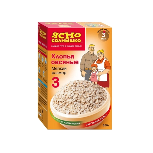 სოლნიშკო №3 შვრიის ფანტელი, 350გრ