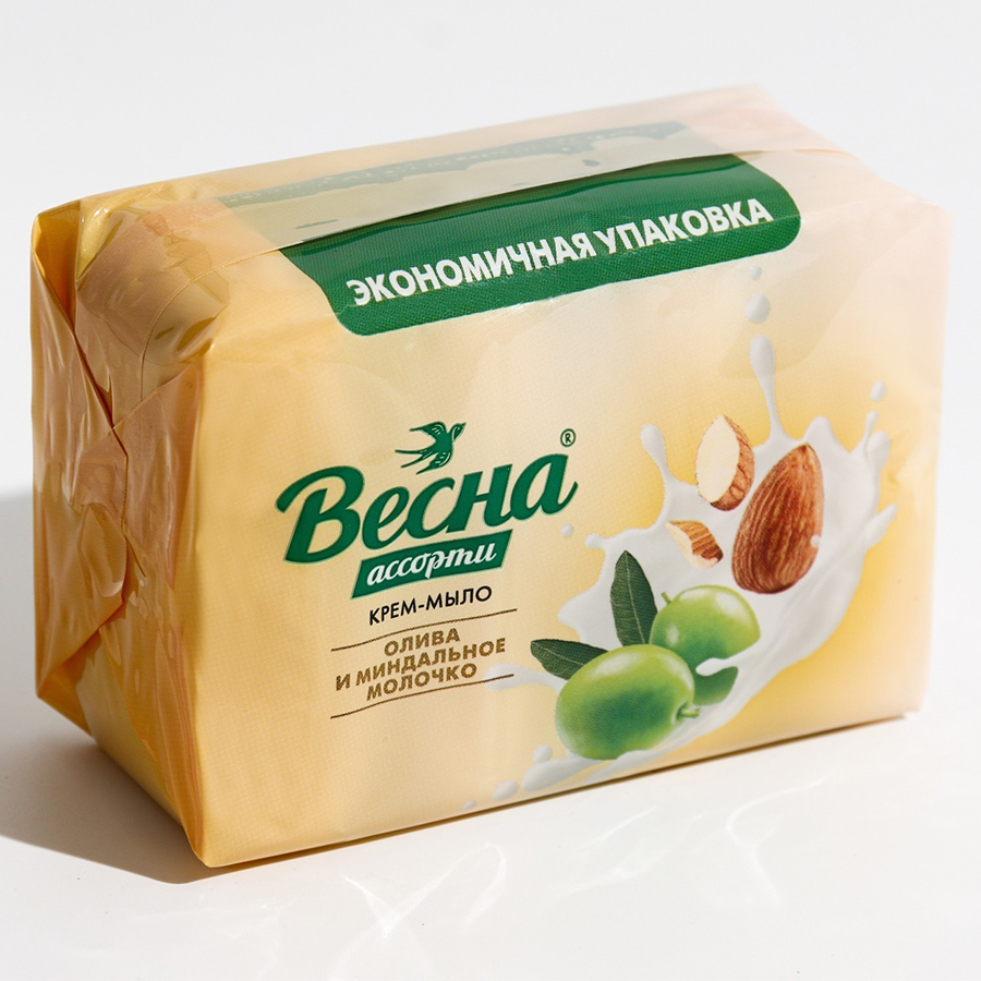 VESNA მყარი საპონი ზეთისხილი და ნუში 75 გრ (ვესნა)