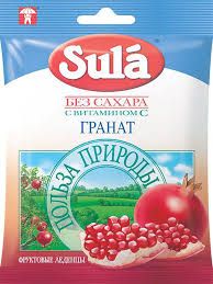 SULA - კანფეტი ბროწეულის 20 x 60 გ/4601798060946