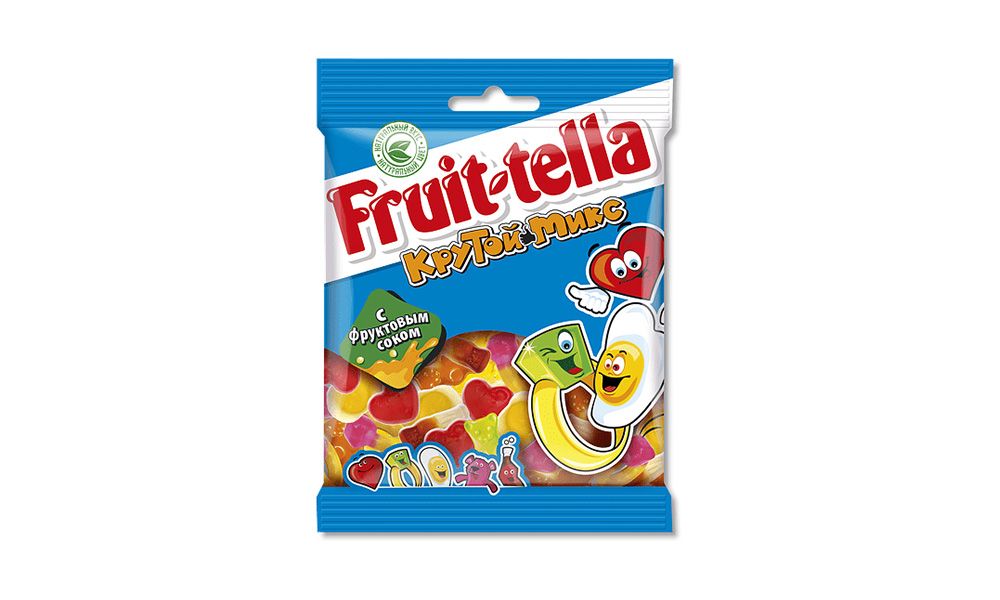 FRUITTELLA ჟელიბონი მიქსი 70გრ/4602606012577