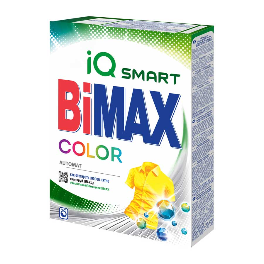 BIMAX სარეცხი ფხვნილი ფერადი ქსოვილისთვის 400 გრ (ბიმაქსი)