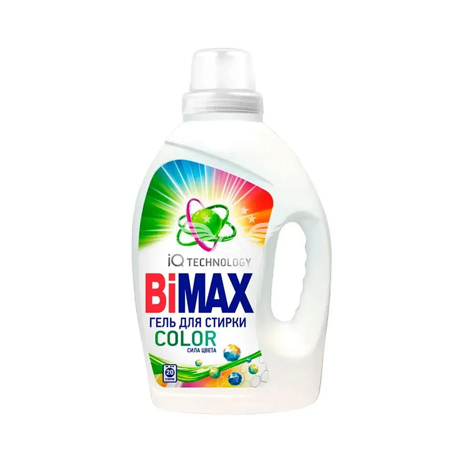 BIMAX iQ SMART COLOR თხევადი სარეცხი საშუალება 1.3 ლ (ბიმაქსი)