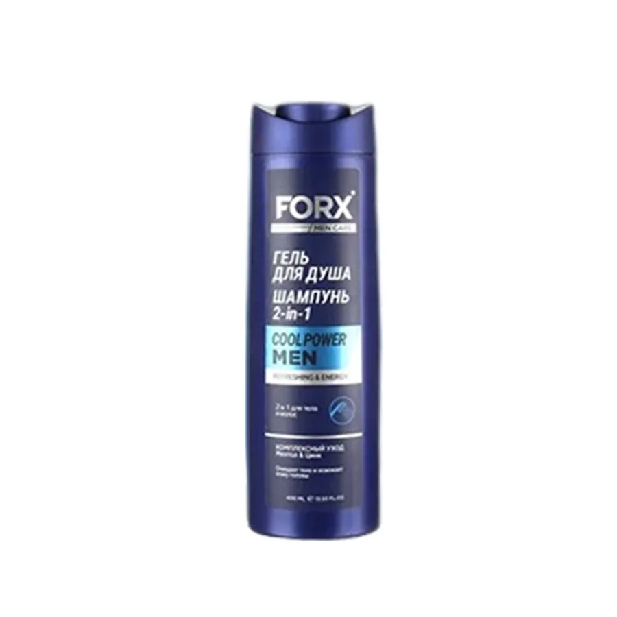 FORX შამპუნი და შხაპ-გელი 2-1ში 400 მლ (ფორქს)