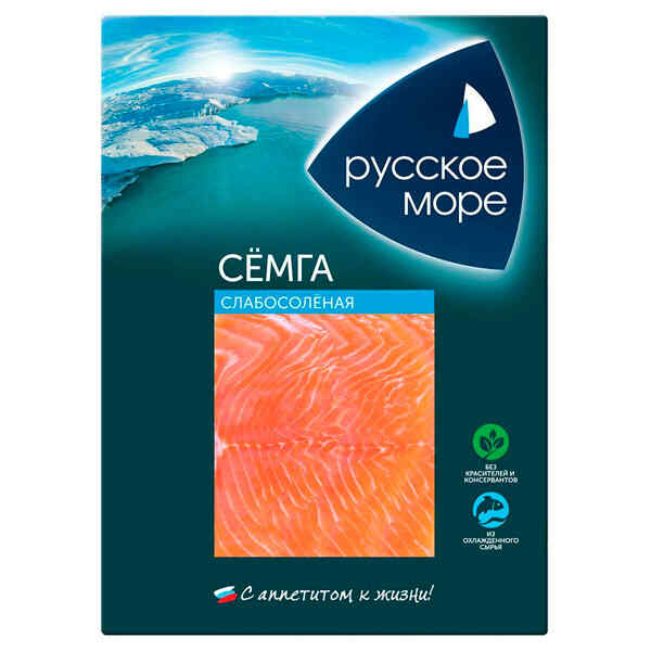 RUSSKOE MORE ორაგული ვაკუუმში 120გრ/4605561008289