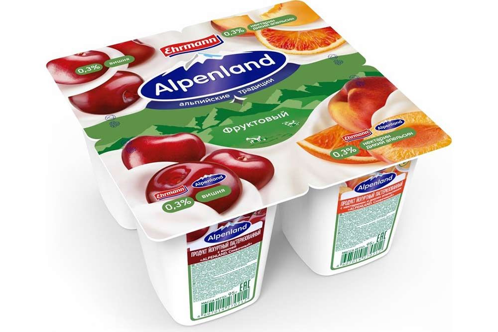 4606779970504 იოგურტი ალპენლანდი ალუბალი ფორთოხალი 100გრ 0.3%