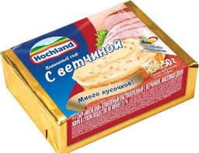 4607004890598 ყველი მდნარი ლორით /ხოხლანდი/ 50გრ
