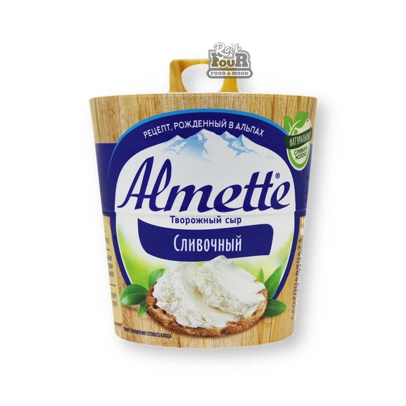 ALMETTE მდნარი ყველი ნაღებით-150გრ/4607004890673