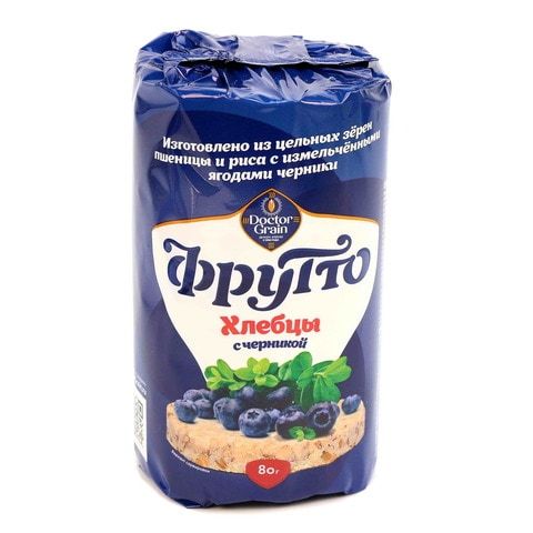 დოქტორ გრეინი ფრუტო პური მოცვით 80 გრ/4607015360516 1ც