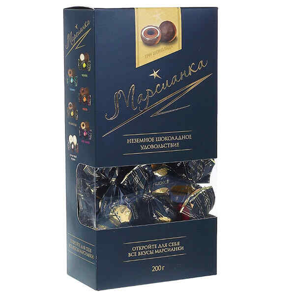 MARSIANKA შოკოლ.ნაკრები 3შოკოლ-200გრ/4607134381010