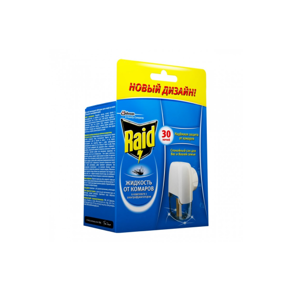 RAID კოღოებისგან დამცავი ელექტრო აპარატი-30ღამე/4620000430919