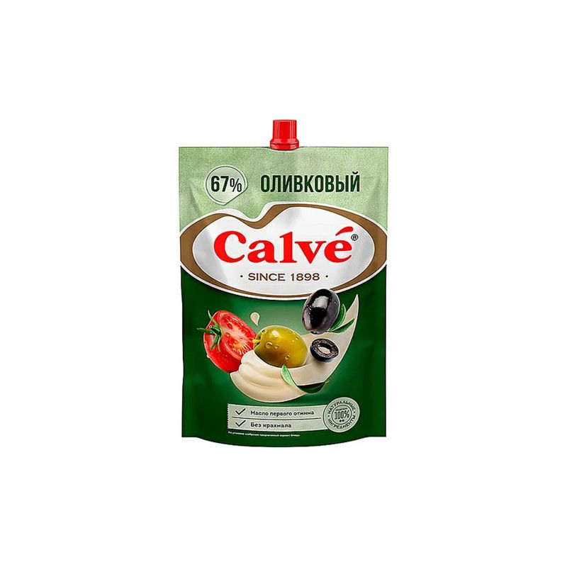 CALVE მაიონეზი ზეთისხილის 67% 400გრ/4640174750538