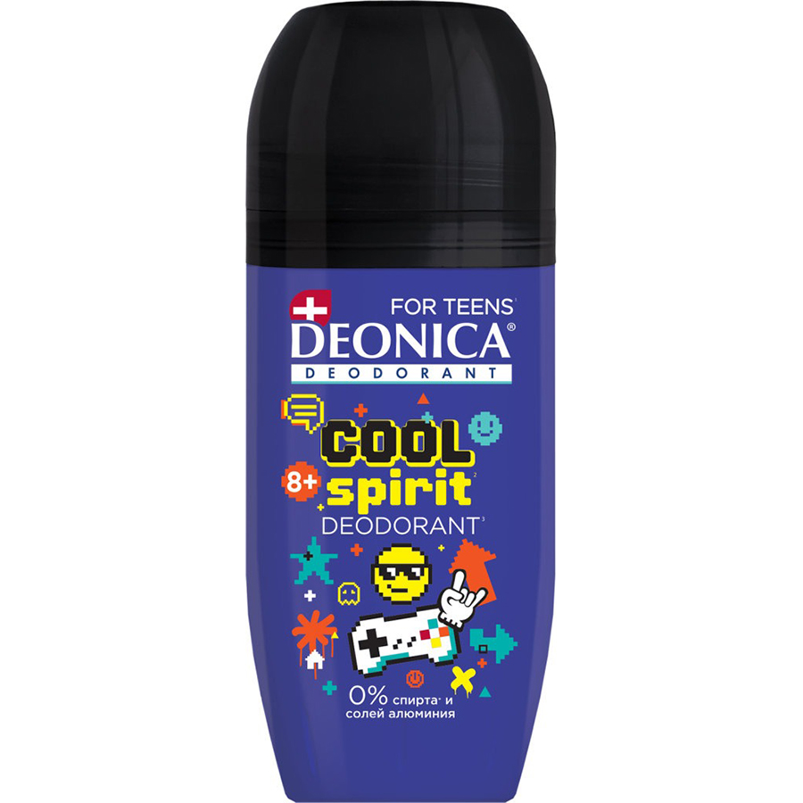 დეონიკა ანტიპერსპირანტი ბურთ COOL SPIRIT-50მლ/4650056492609