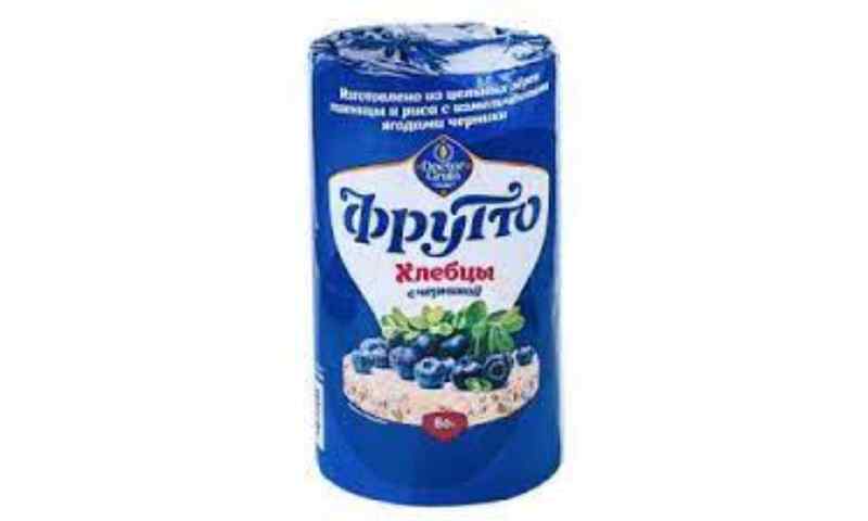 შავი მოცვით ხრაშუნა პური 80გრ