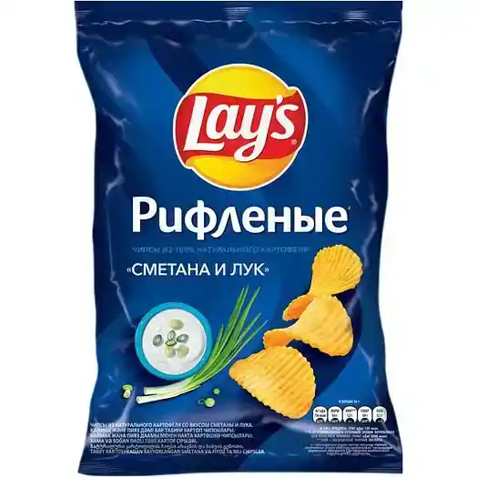4690388111441 ჩიფსი არაჟნის და ხახვის გემოთი/ლეისი/140გ