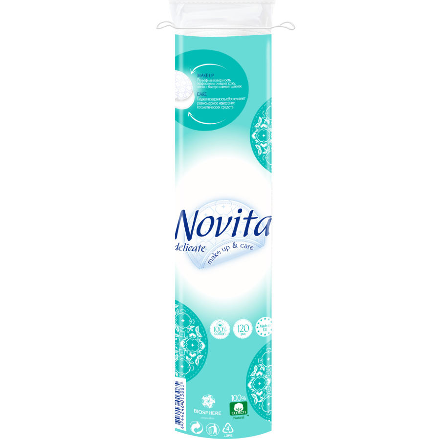 Novita ბამბის დისკი 120 ც (ნოვიტა)