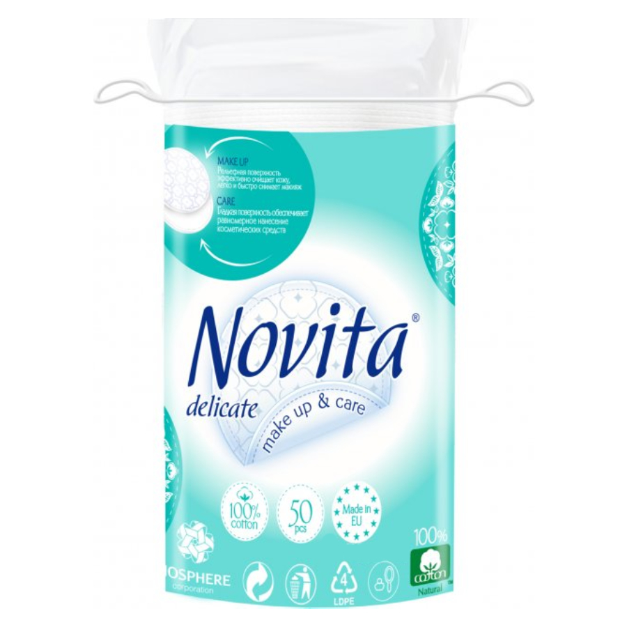 Novita ბამბის რგოლები 50 ც (ნოვიტა)