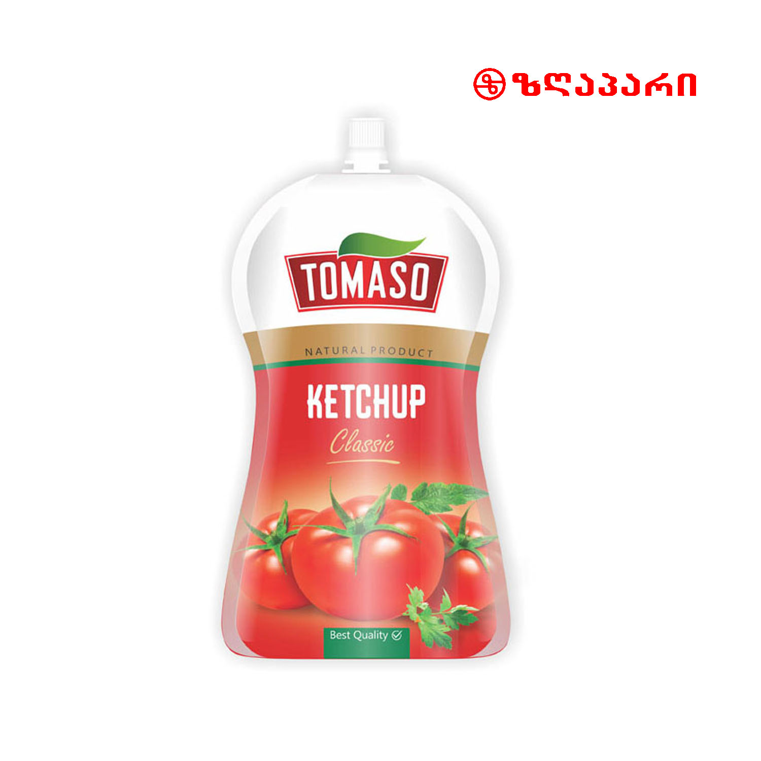კეტჩუპი ტომასო კლასიკური/დოი-პაკი/350გრ 4760060605893