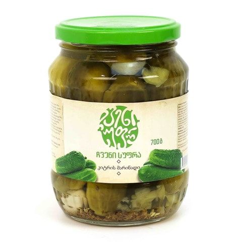 ჩვენი სუფრა კიტრის მარინადი 700 გრ/4760065703563 1ც