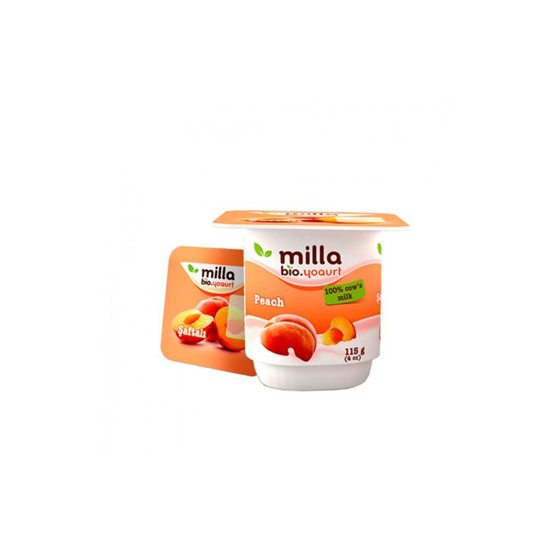 Milla იოგურტი ატამი 3%-115გ/4760081602239
