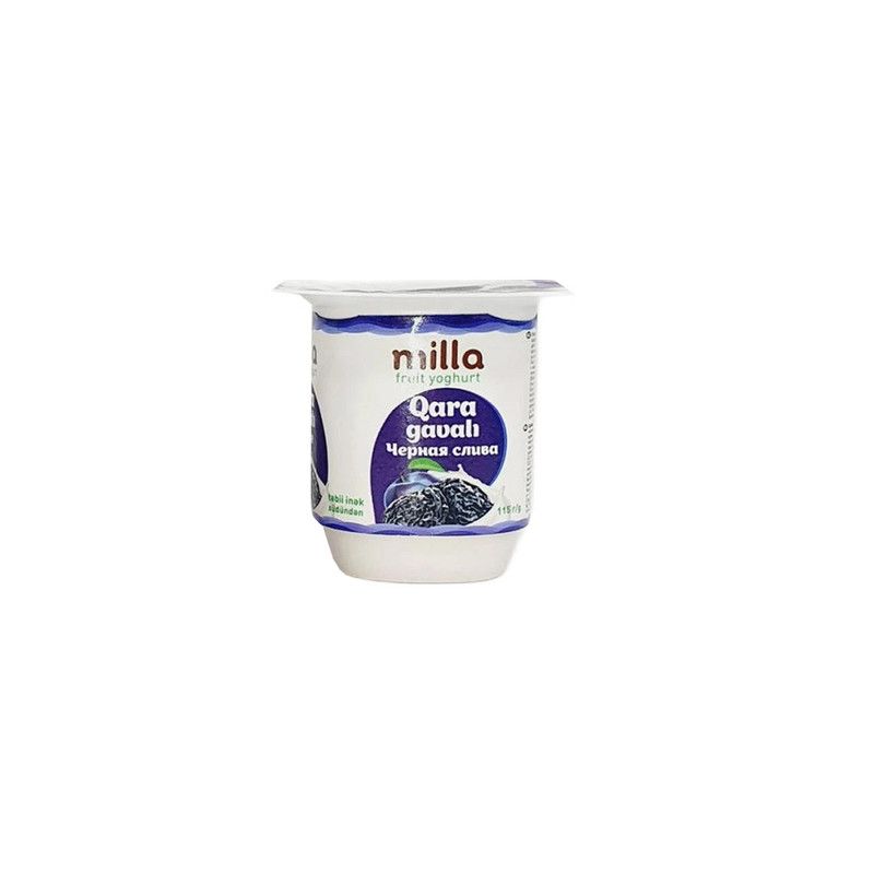 Milla იოგურტი შავი ქლიავი 3%-115გ/4760081604615