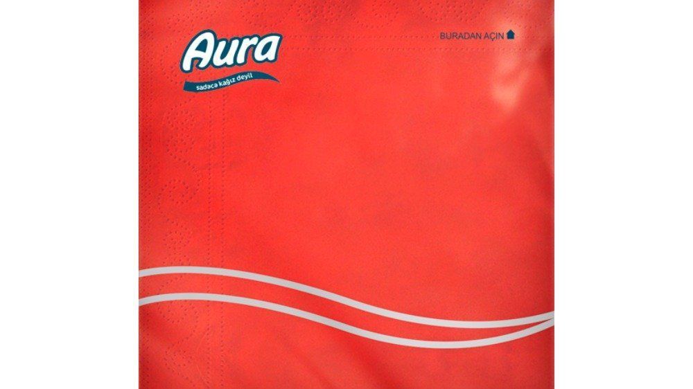 AURA ხელსახოცი მწვანე 33X33-20ც/4760092800143