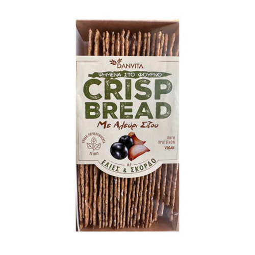crisp bread - ხრაშუნა პური ზეთისხილით და ნიორით 130 გრ