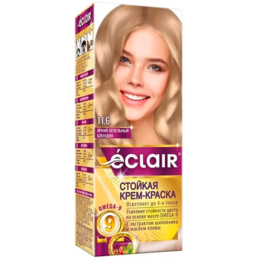 ECLAIR Omega 9 N 11.6 თმის საღებავი (ეკლაირი)