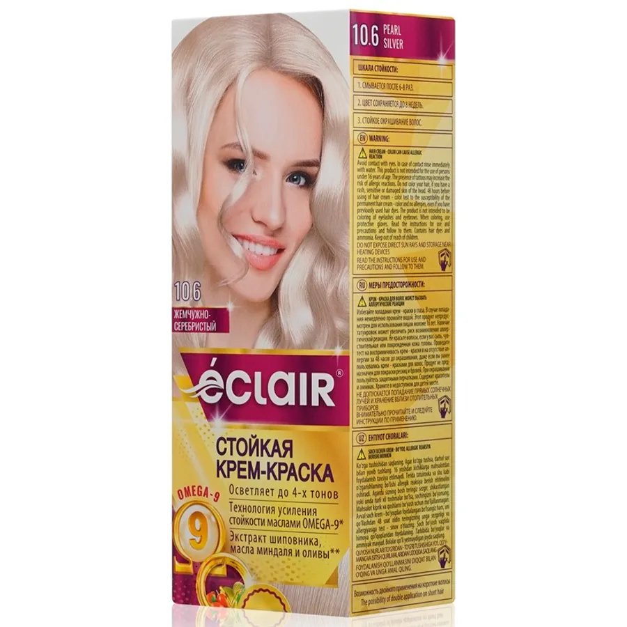 ECLAIR Omega 9 N 10.6 თმის საღებავი (ეკლაირ)