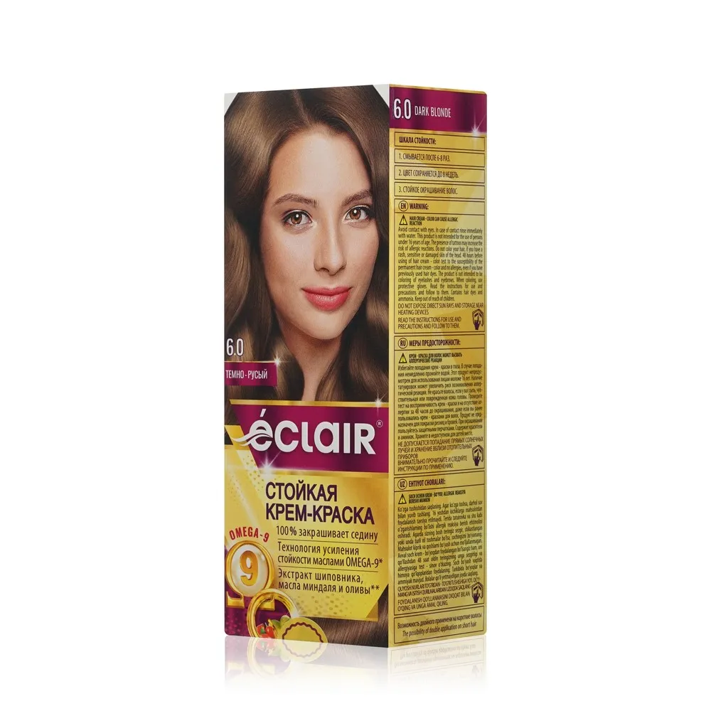 ECLAIR Omega 9 N 6.0 თმის საღებავი (ეკლაირ)