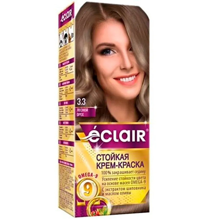 ECLAIR Omega 9 N 3.3 თმის საღებავი (ეკლაირ)