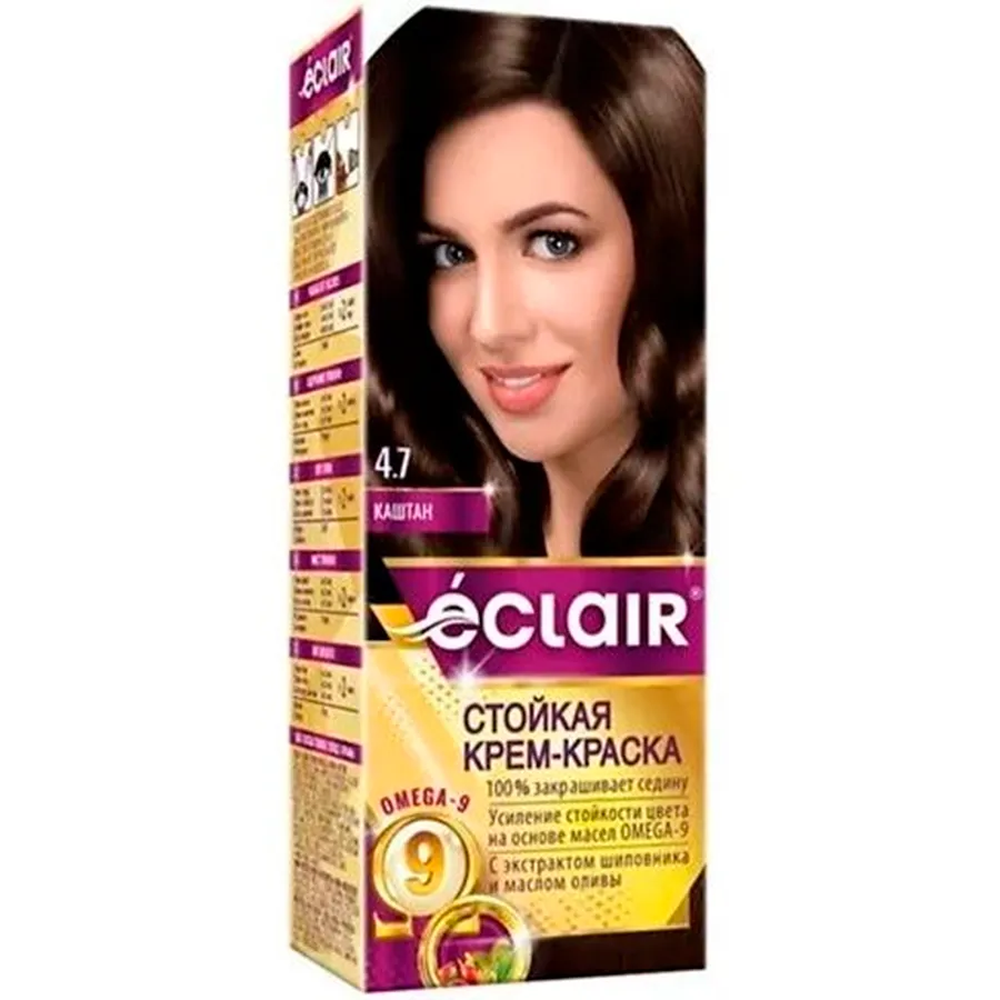 ECLAIR Omega 9 N 4.7 თმის საღებავი (ეკლაირ)