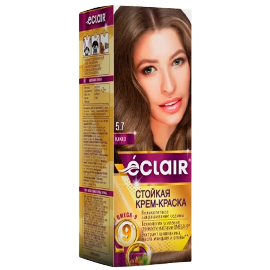 ECLAIR Omega 9 N 5.7 თმის საღებავი (ეკლაირ)