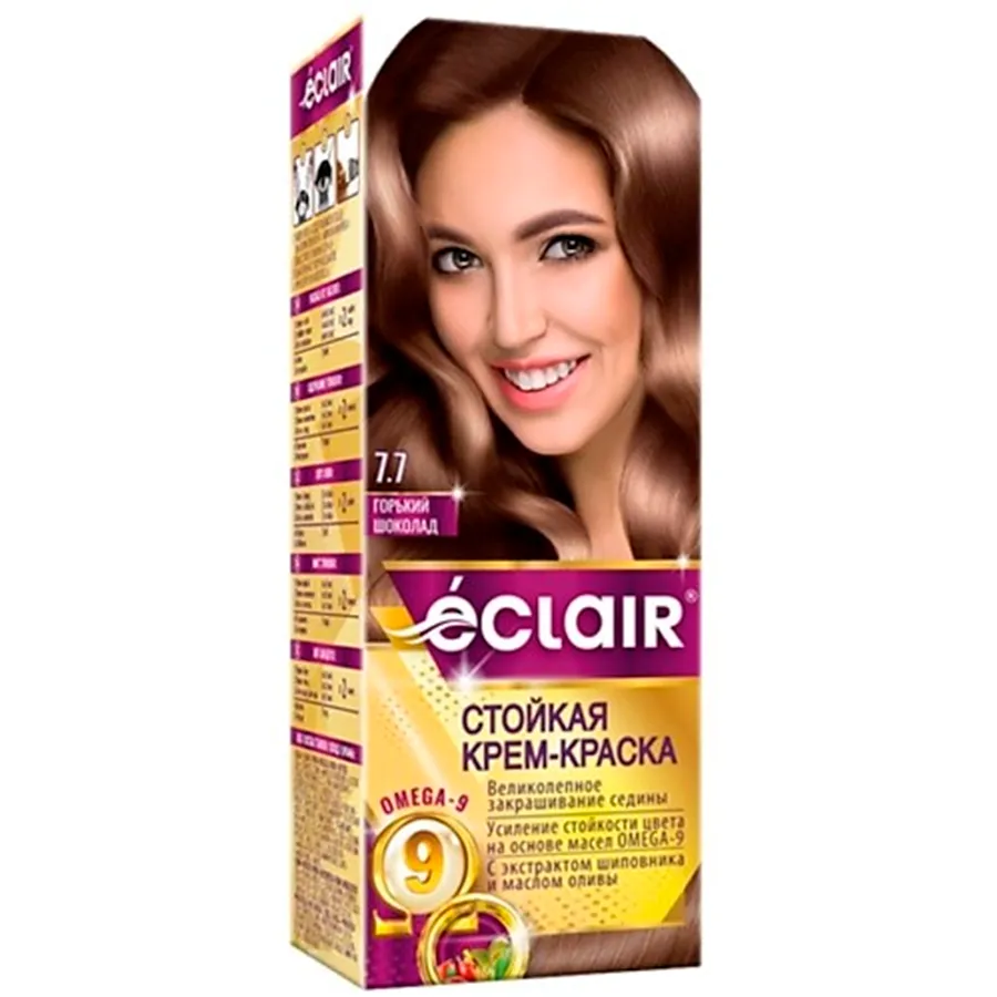 ECLAIR Omega 9 N 7.7 თმის საღებავი (ეკლაირ)