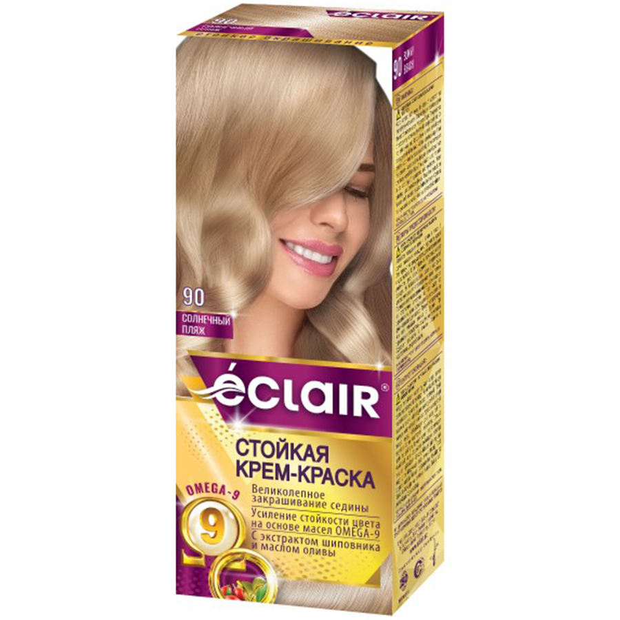 ECLAIR თმის საღებავი Omega 9 მზისფერი ნაპირი N 9.0 (ეკლაირი)
