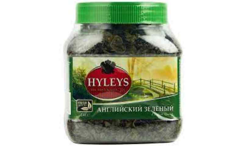 HYLEYS-ჩაი მწვანე ინგლისური დასაყ. პლასტ. 230გრ
