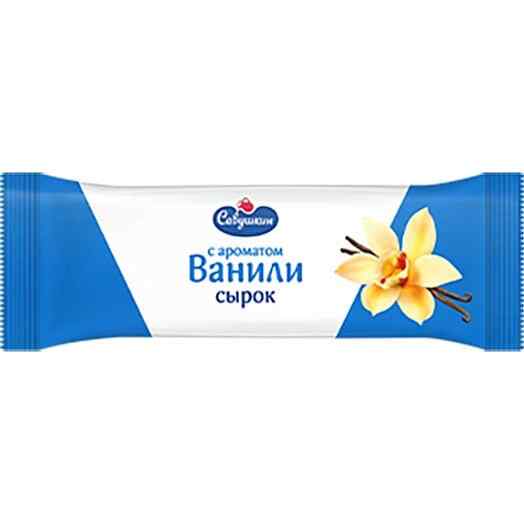 4810268045042 მოჭიქული ხაჭო ვანილის 23%/სავუშკინ პროდუქტ/40გრ
